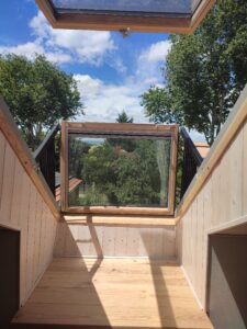 Jardin Coubertin sky view