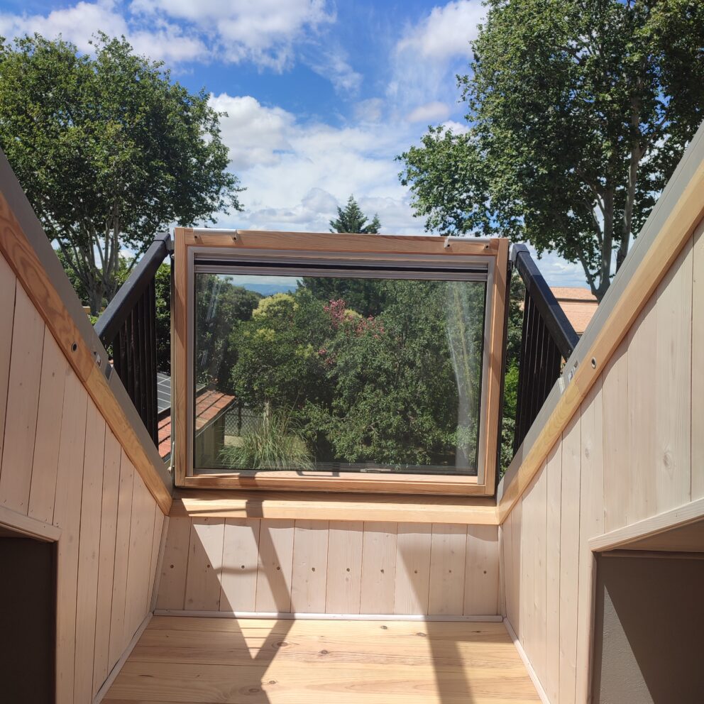 Jardin Coubertin sky view