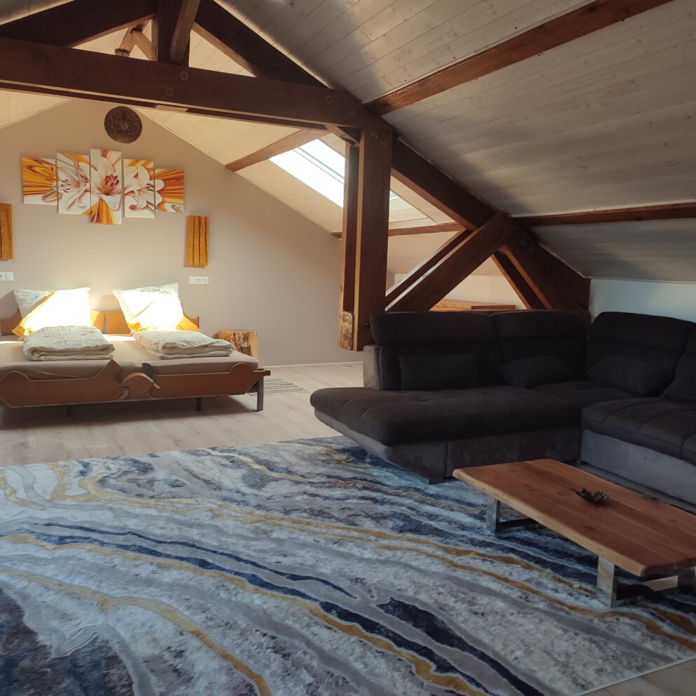 Jardin de Coubetin Loft Bed Sofa